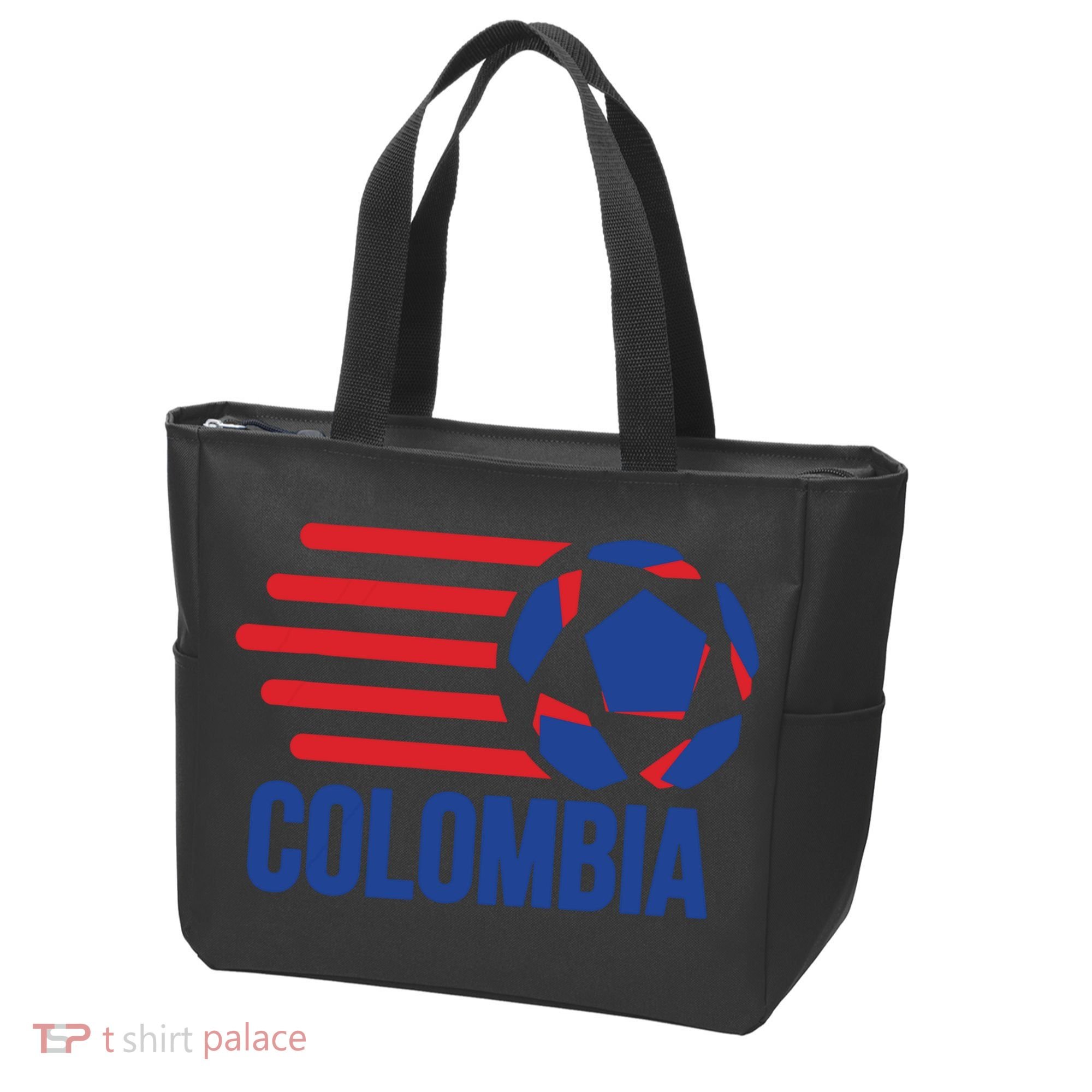 Retro Colombia Soccer 2018 Tote Bag