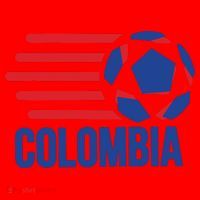 Retro Colombia Soccer 2018 Santa Hat thumb 1