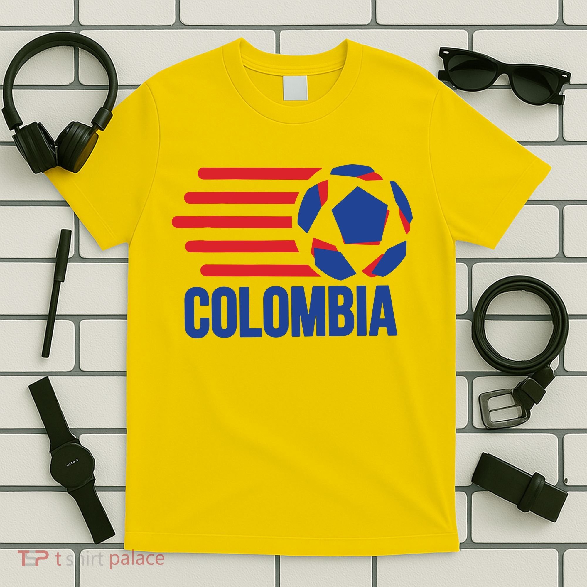 Retro Colombia Soccer 2018 T-Shirt