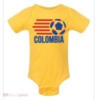 Retro Colombia Soccer 2018 Baby Bodysuit thumb 0