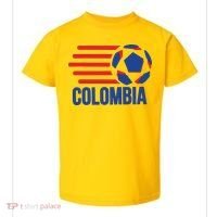 Retro Colombia Soccer 2018 Toddler T-Shirt thumb 0