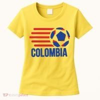Retro Colombia Soccer 2018 Women's T-Shirt thumb 0