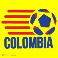 Retro Colombia Soccer 2018 Kids T-Shirt thumb 4