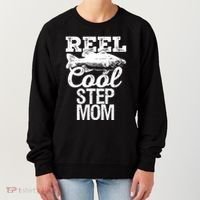 Reel Cool Step Mom Fishing Outdoor Angler Gift Women's Sweatshirt thumb 0
