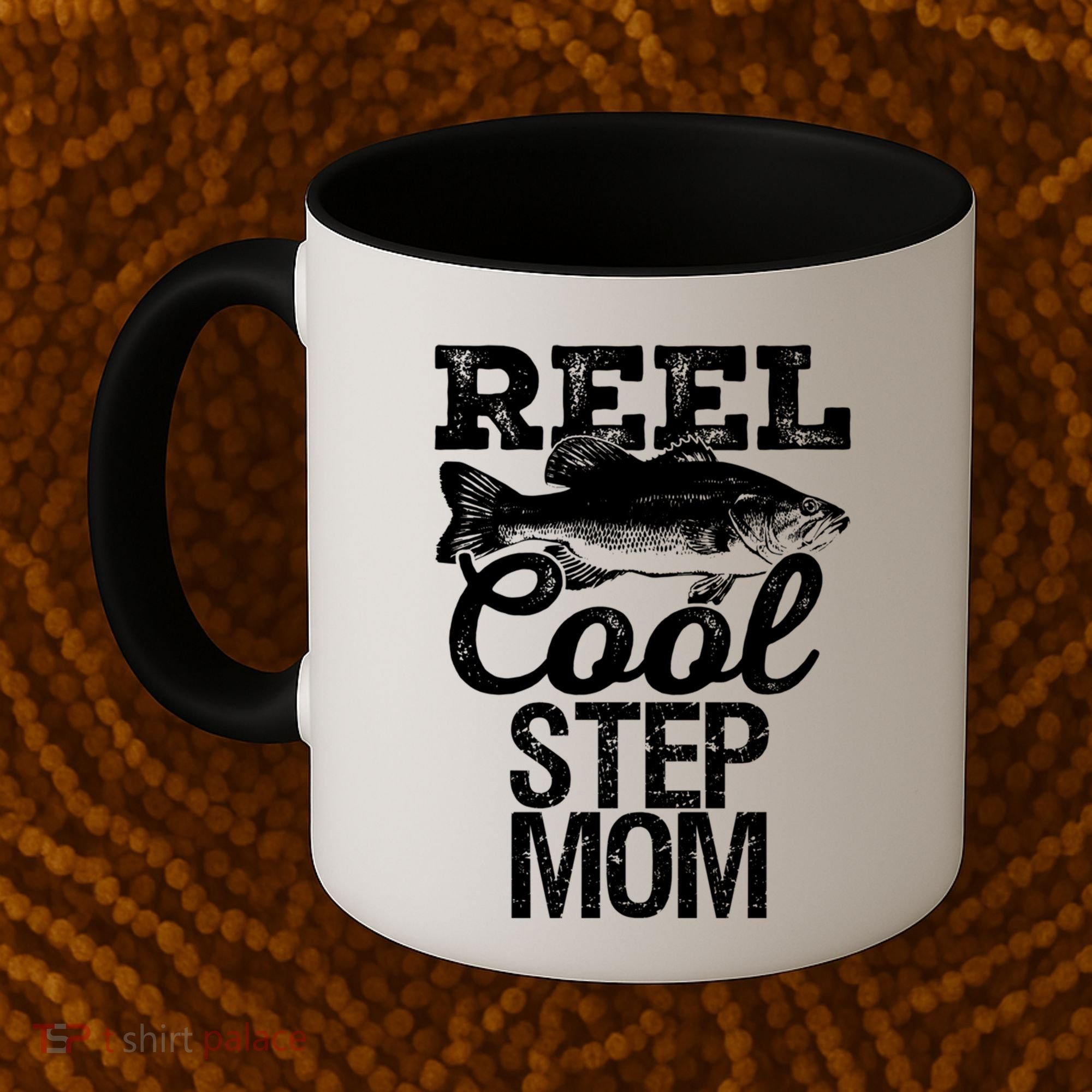 Reel Cool Step Mom Fishing Outdoor Angler Gift Coffee Mug