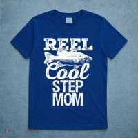 Reel Cool Step Mom Fishing Outdoor Angler Gift T-Shirt thumb 5