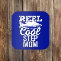 Reel Cool Step Mom Fishing Outdoor Angler Gift Coaster thumb 0