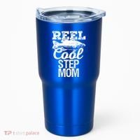 Reel Cool Step Mom Fishing Outdoor Angler Gift Tumbler thumb 0