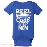 Reel Cool Step Mom Fishing Outdoor Angler Gift Baby Bodysuit thumb 0