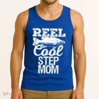 Reel Cool Step Mom Fishing Outdoor Angler Gift Tank Top thumb 3