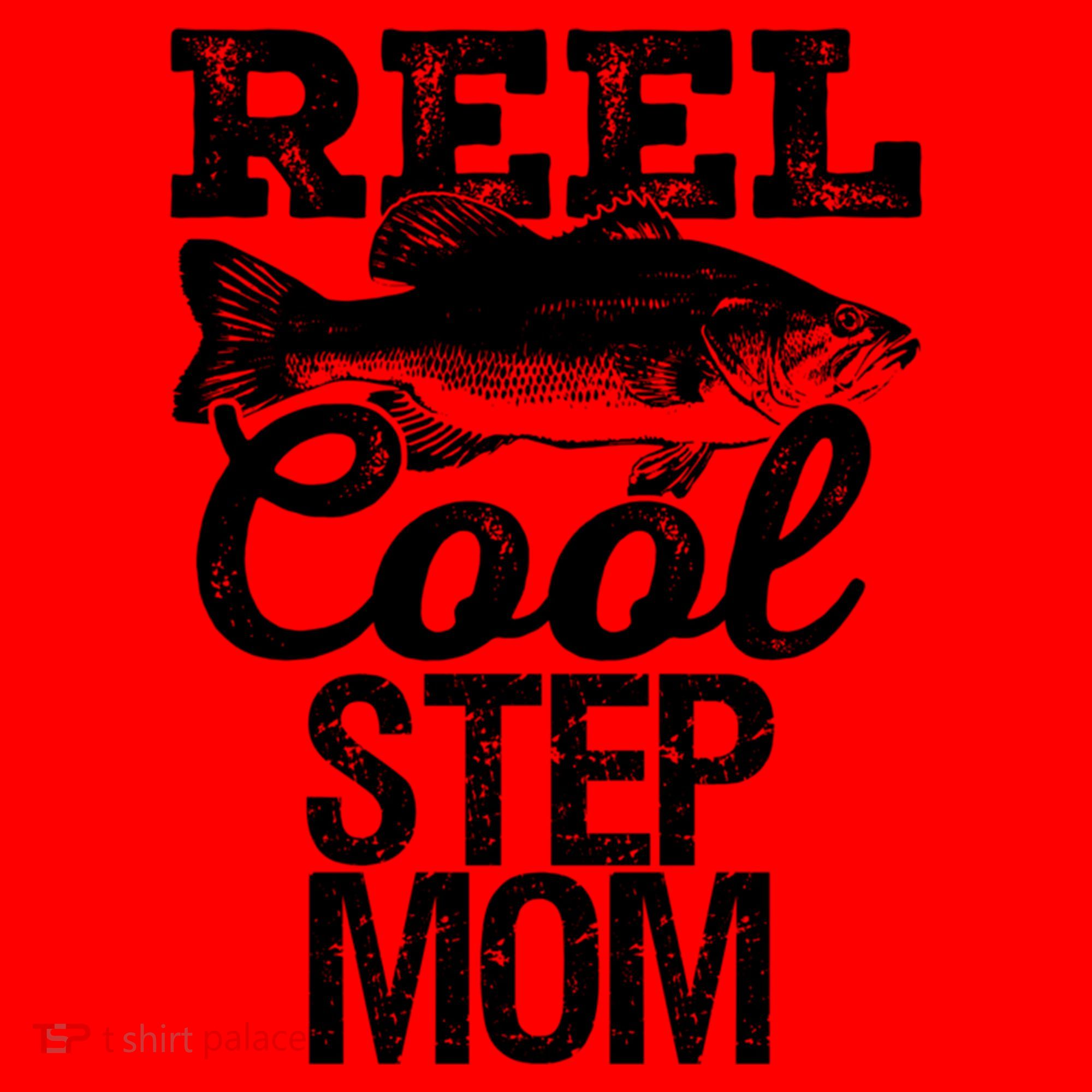 Reel Cool Step Mom Fishing Outdoor Angler Gift Santa Hat