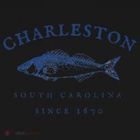 Retro Charleston South Carolina Fishing Women's Hoodie thumb 2