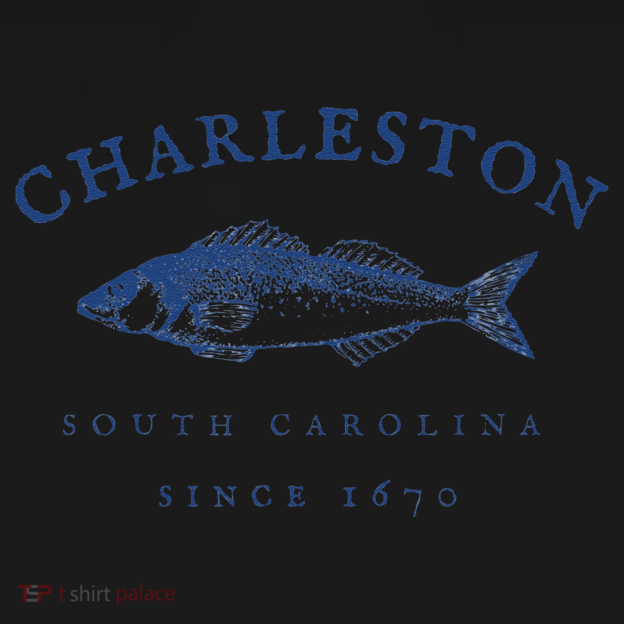 Retro Charleston South Carolina Fishing Women's Hoodie
