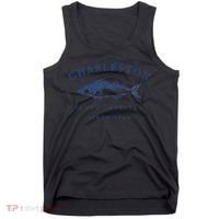 Retro Charleston South Carolina Fishing Tank Top thumb 0
