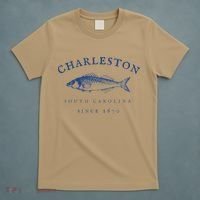 Retro Charleston South Carolina Fishing T-Shirt thumb 5