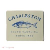 Retro Charleston South Carolina Fishing Mousepad thumb 0