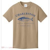 Retro Charleston South Carolina Fishing Kids T-Shirt thumb 0