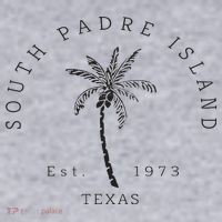 Retro Cool South Padre Island Original Texas Beach Palm Tree Women's Sweatshirt thumb 2