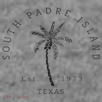 Retro Cool South Padre Island Original Texas Beach Palm Tree Toddler Hoodie thumb 2