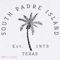 Retro Cool South Padre Island Original Texas Beach Palm Tree Hoodie thumb 7