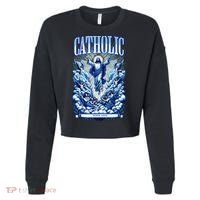 Roman Catholic Since AD 33 Jesus Christ Cropped Pullover Crew thumb 0