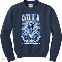 Roman Catholic Since AD 33 Jesus Christ Kids Sweatshirt thumb 0