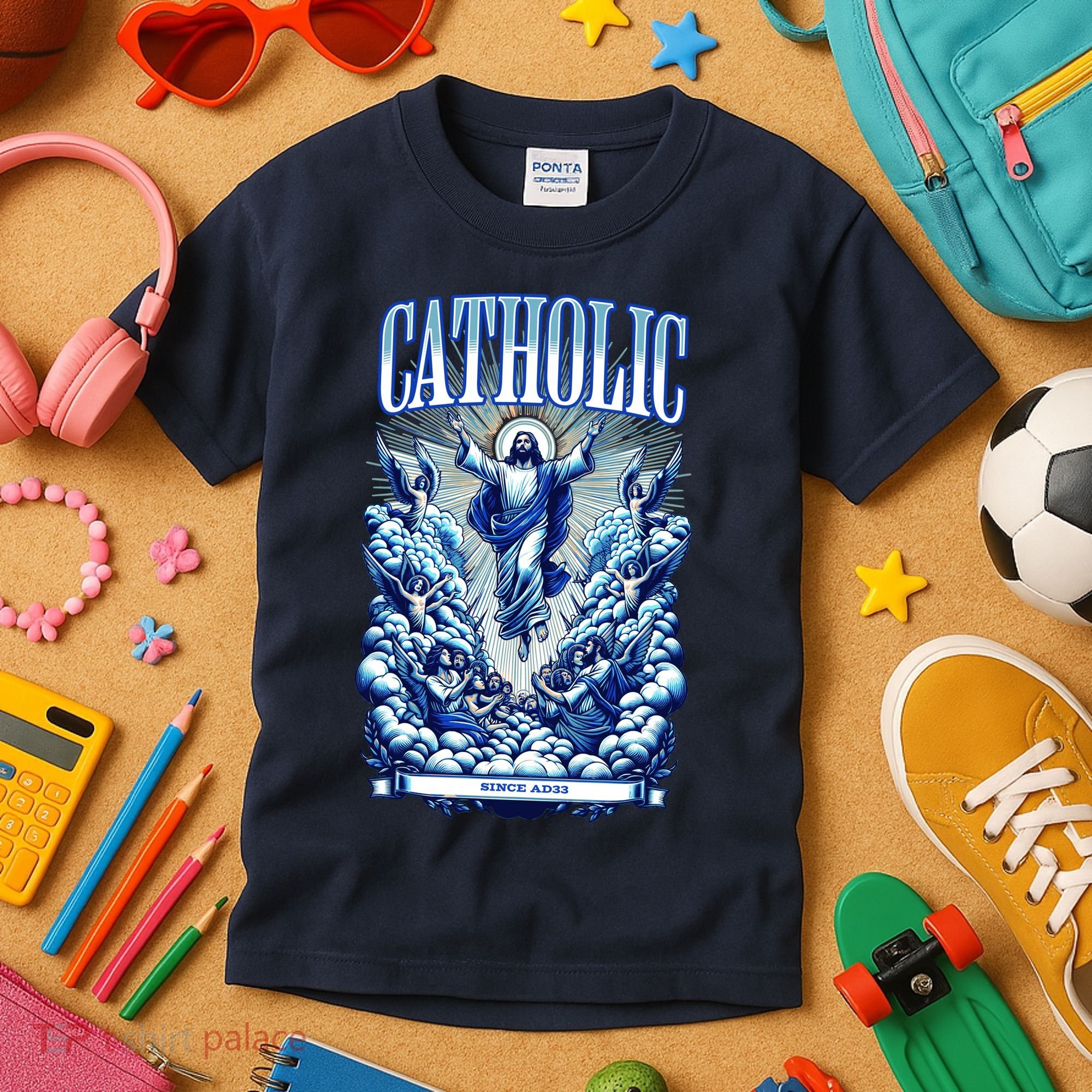 Roman Catholic Since AD 33 Jesus Christ Kids T-Shirt