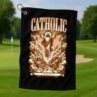 Roman Catholic Since AD 33 Jesus Christ  Golf Towel thumb 1
