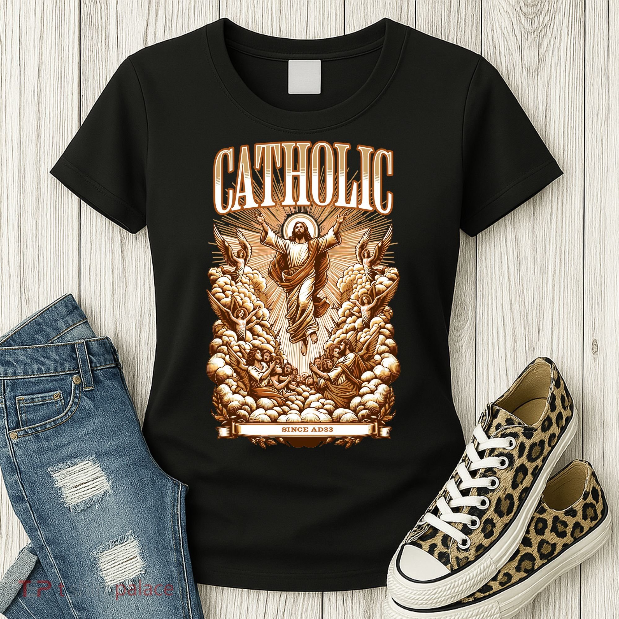 Roman Catholic Since AD 33 Jesus Christ  Women's T-Shirt
