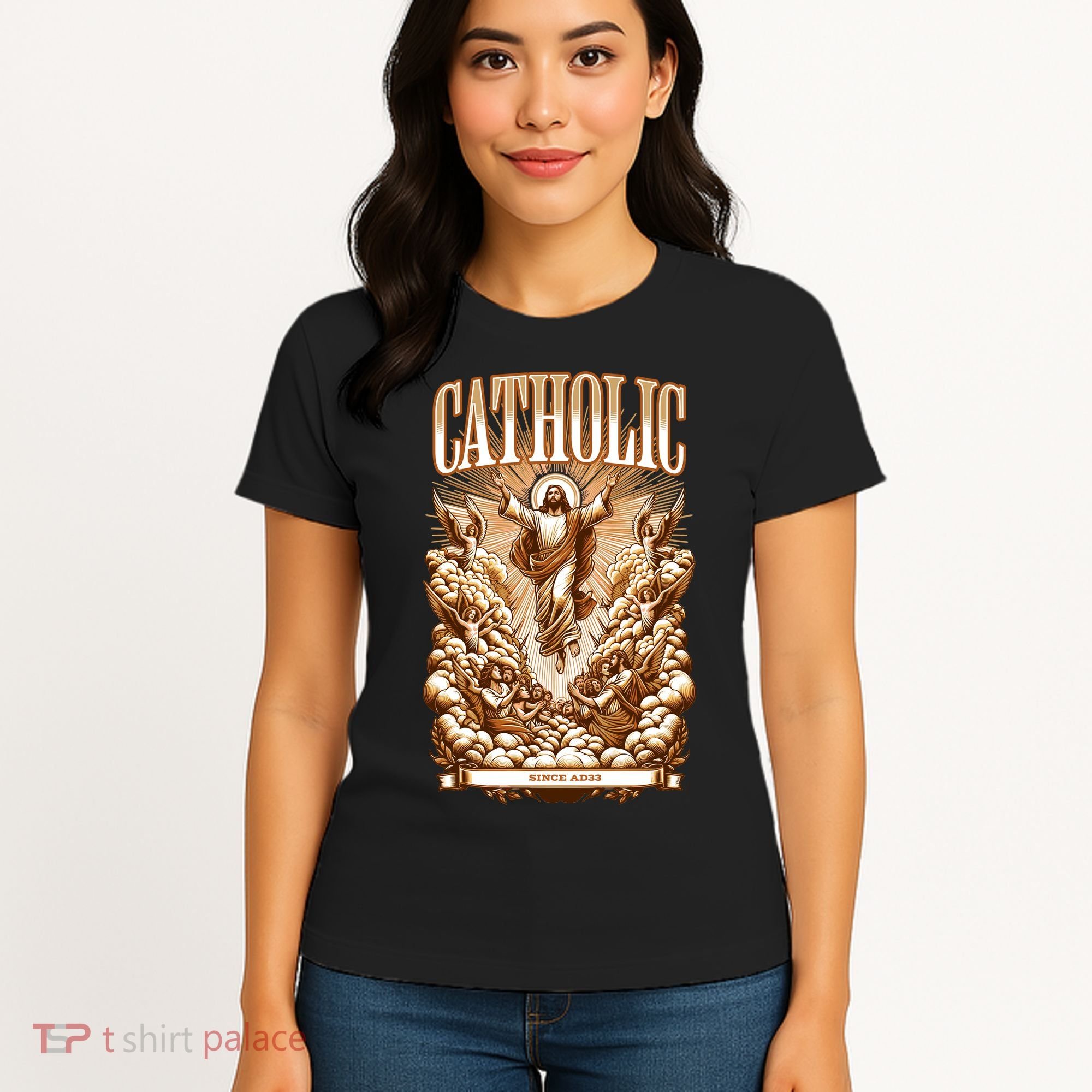 Roman Catholic Since AD 33 Jesus Christ  Women's T-Shirt