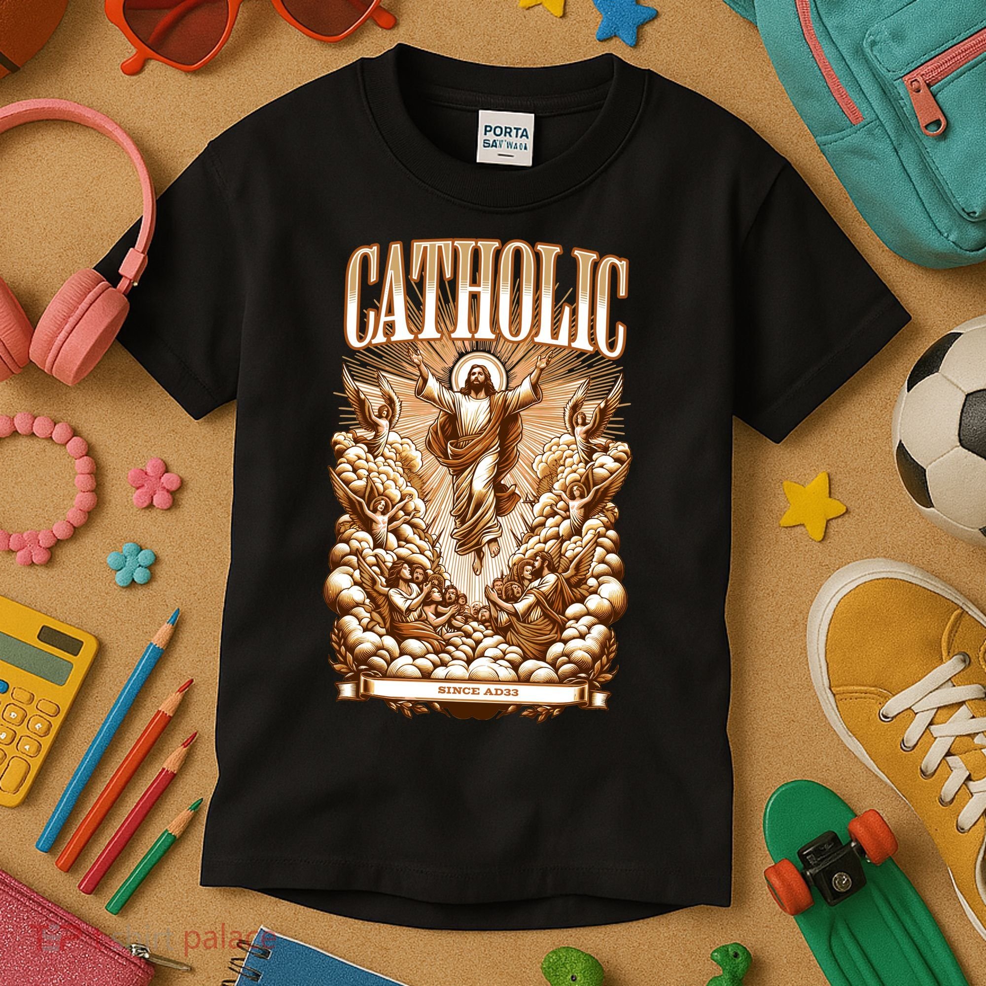 Roman Catholic Since AD 33 Jesus Christ  Kids T-Shirt