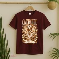 Roman Catholic Since AD 33 Jesus Christ  T-Shirt thumb 2