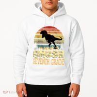 Ready Crush Seventh 7th Grade Dinosaur Back To School Boy Hoodie thumb 2