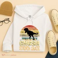 Ready Crush Seventh 7th Grade Dinosaur Back To School Boy Hoodie thumb 4