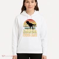Ready Crush Seventh 7th Grade Dinosaur Back To School Boy Hoodie thumb 5