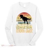 Ready Crush Seventh 7th Grade Dinosaur Back To School Boy Long Sleeve Shirt thumb 0