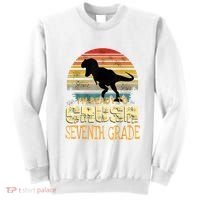 Ready Crush Seventh 7th Grade Dinosaur Back To School Boy Sweatshirt thumb 0