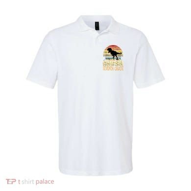 Ready Crush Seventh 7th Grade Dinosaur Back To School Boy Polo