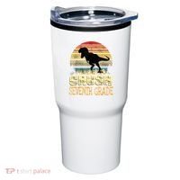Ready Crush Seventh 7th Grade Dinosaur Back To School Boy Tumbler thumb 0