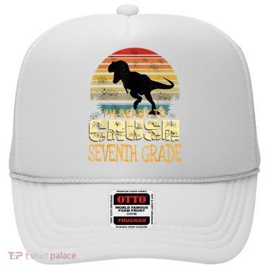 Ready Crush Seventh 7th Grade Dinosaur Back To School Boy Hat