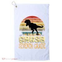 Ready Crush Seventh 7th Grade Dinosaur Back To School Boy Golf Towel thumb 0