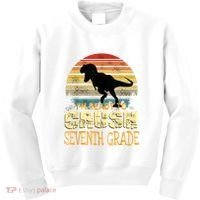 Ready Crush Seventh 7th Grade Dinosaur Back To School Boy Kids Sweatshirt thumb 0