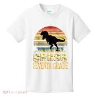 Ready Crush Seventh 7th Grade Dinosaur Back To School Boy Kids T-Shirt thumb 0