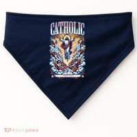 Roman Catholic Since AD 33 Jesus Christ  USA-Made Doggie Bandana thumb 0