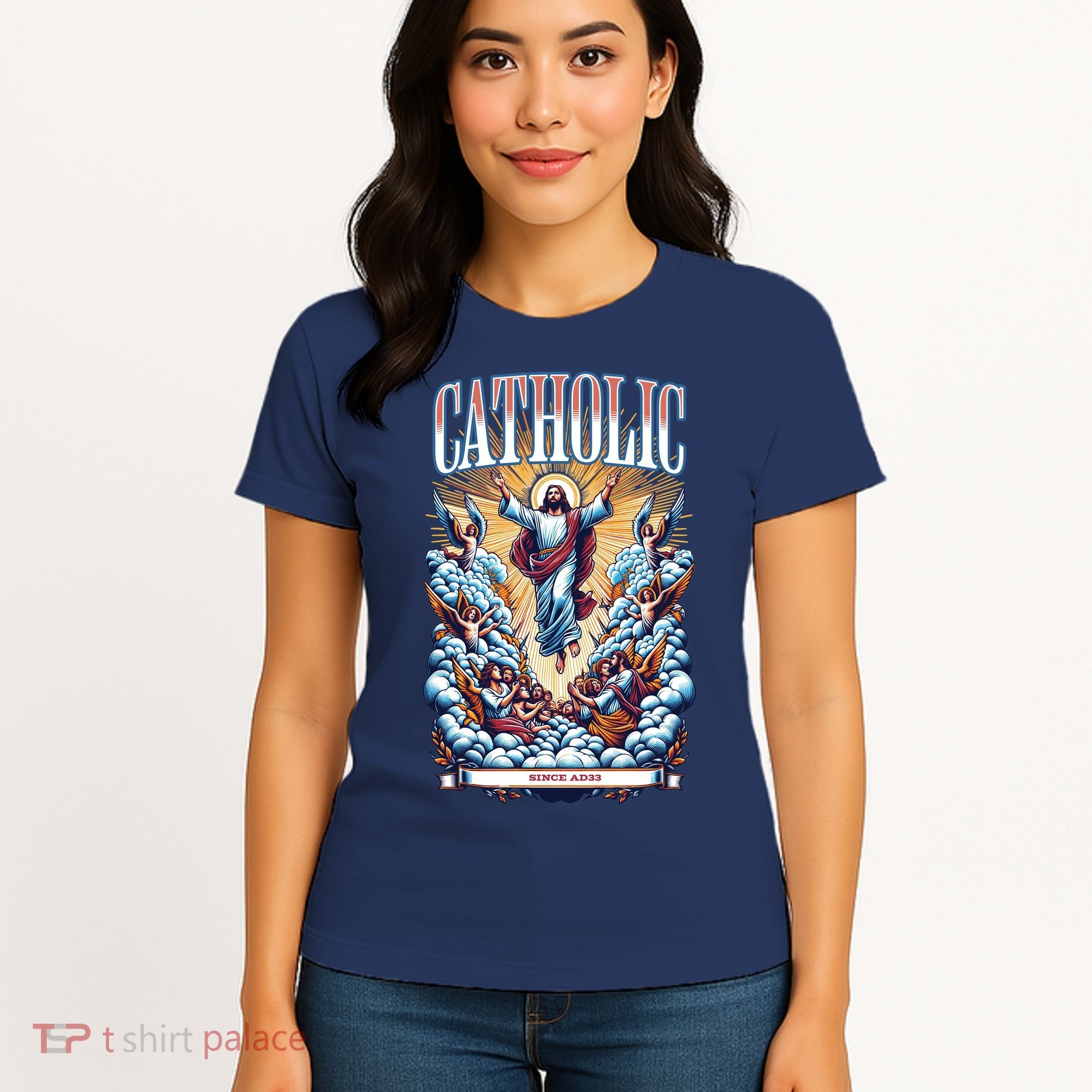 Roman Catholic Since AD 33 Jesus Christ  Women's T-Shirt