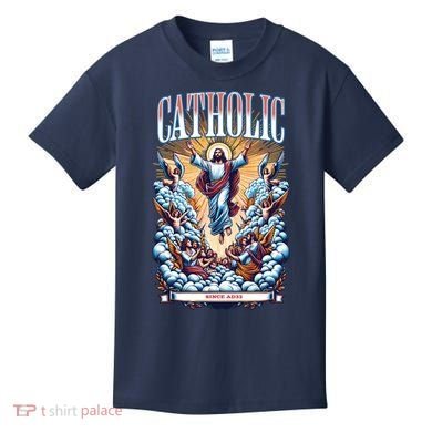 Roman Catholic Since AD 33 Jesus Christ  Kids T-Shirt