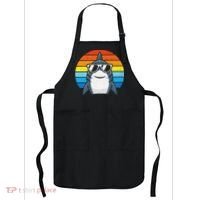Retro Cool Shark With Sunglasses Funny Shark Apron thumb 0