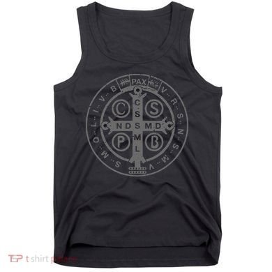 Religious Catholic St. Benedict Medal Christian Tank Top