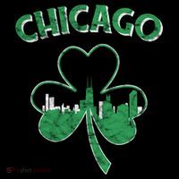 Retro Chicago St Patricks Day Shamrock Gift Doggie Tank thumb 4
