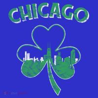 Retro Chicago St Patricks Day Shamrock Gift Coaster thumb 2